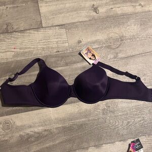 Vanity Fair Deep Plum Smooth Underwire T-Shirt Bra